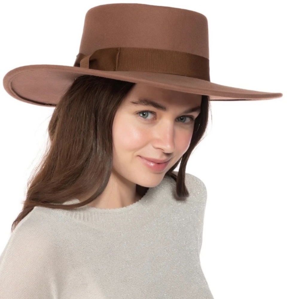 Nine West | Wool Felt Telescope Floppy Hat